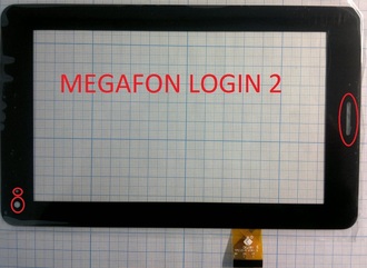 Тачскрин сенсорный экран Мегафон Логин 2, login 2 (tpc1219)